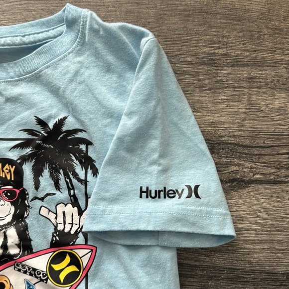 Boys Hurley Blue T-shirt size 10-12 - Picture 3 of 4